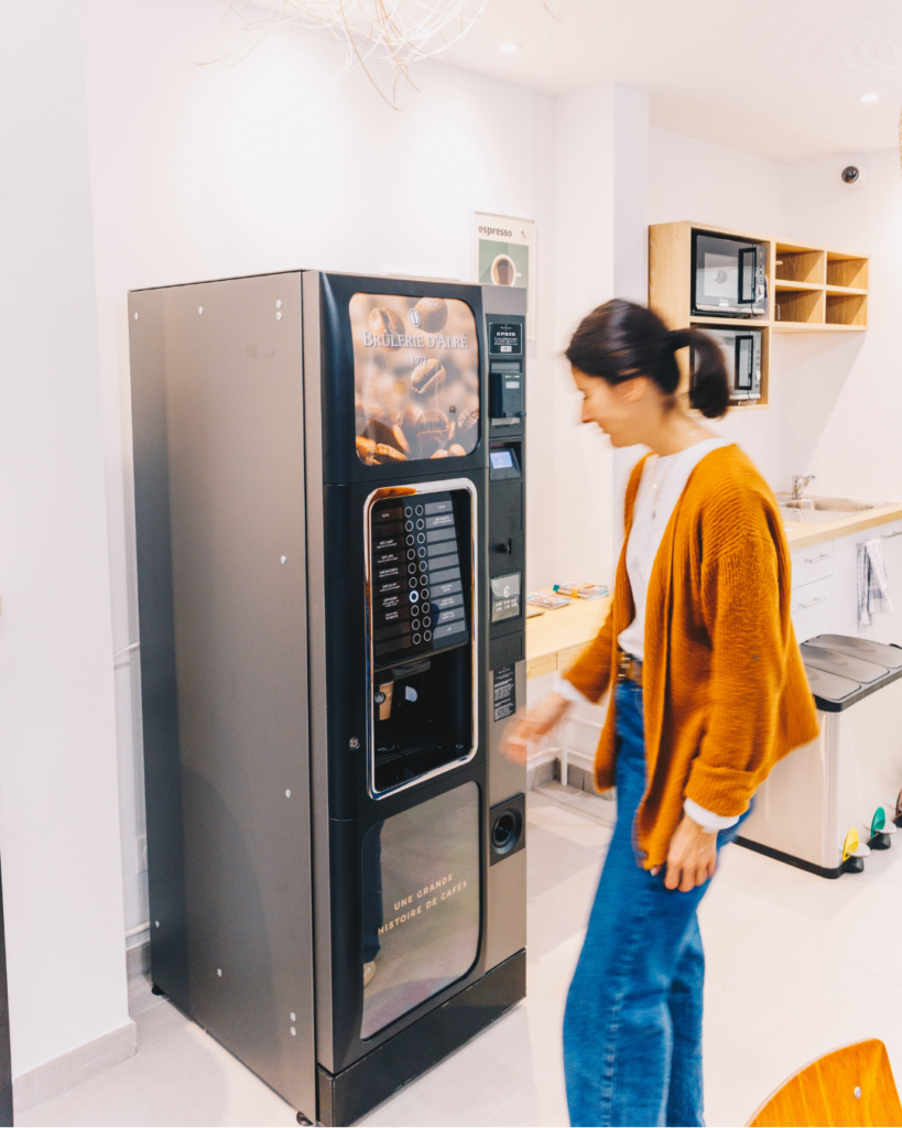 Ty Campus Lorient résidence étudiante - coliving -cafétéria - machine à café